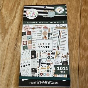 The Happy Planner Farmhouse Sticker Collection